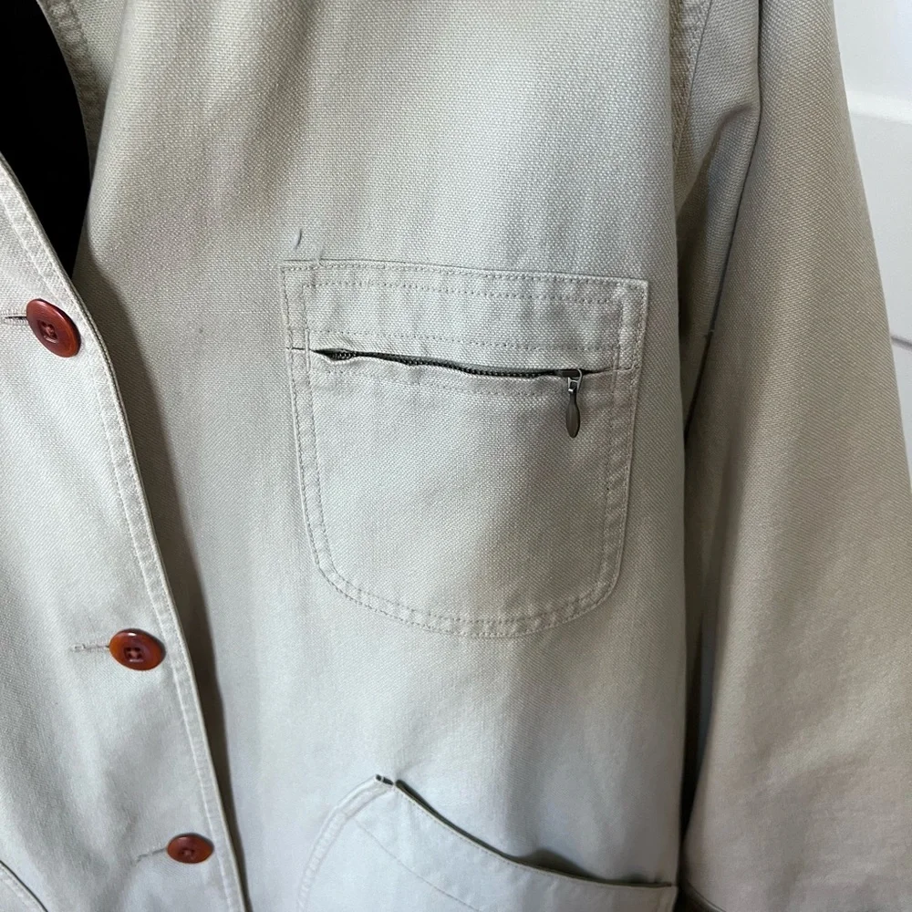 L.L. Bean Barn/chore coat with wool liner, plus size - Picture 4 of 10